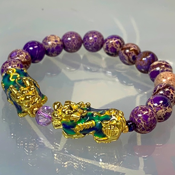 ANXIETY CONTROL NATURAL BRACELET size 7” - Picture 2 of 6